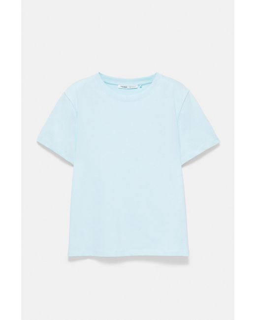 Pull&Bear White Basic Short Sleeve T-Shirt