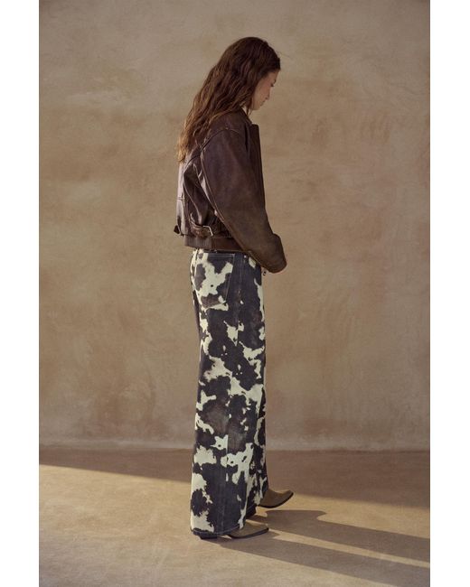 Pull&Bear Bomberjack 100% Leer in het Brown