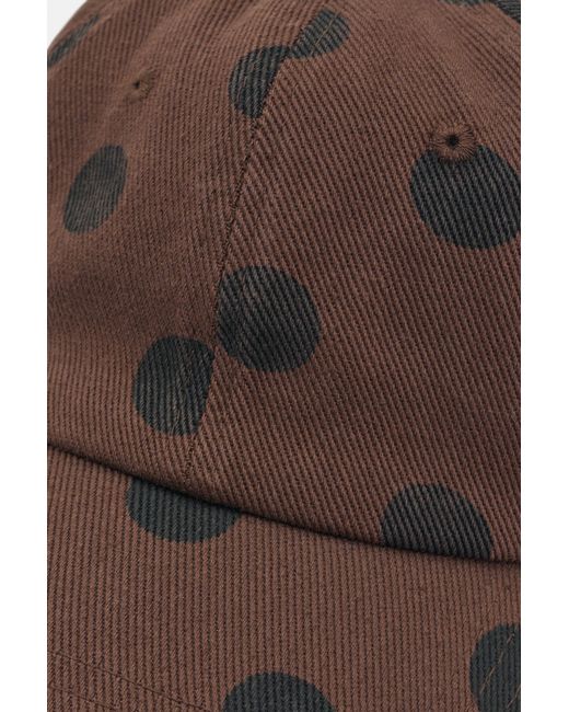Pull&Bear Brown Braune Mütze Mit Tupfen