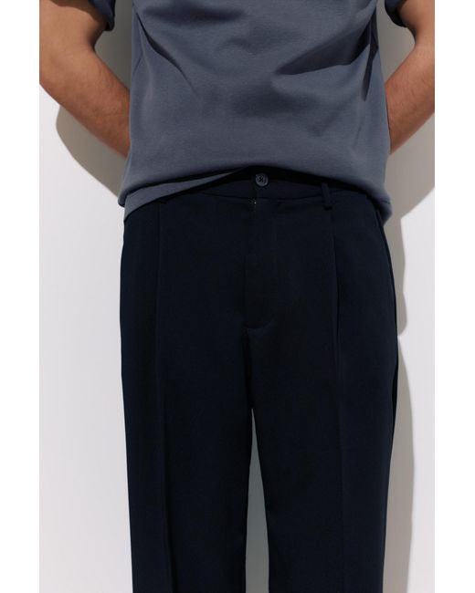 Pantalon Tailoring Large Pull&Bear pour homme en coloris Black