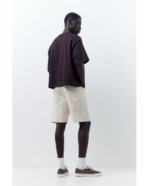 Pull&Bear Blue Standard Denim Bermuda Shorts for men