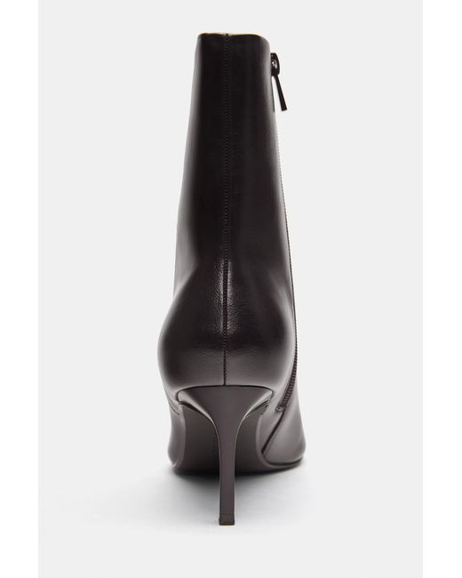 Pull&Bear Black Stiefeletten Mit Feinem Absatz