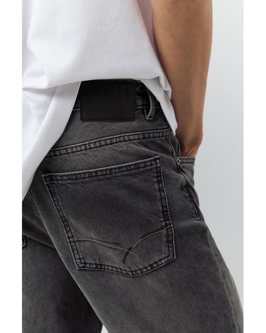 Pull&Bear Gray Flared Jeans for men