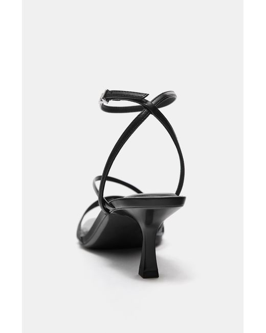 Pull&Bear Blue Strappy High-Heel Sandals