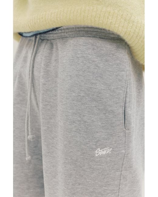 Pull&Bear Gray Stwd Tracksuit Bottoms for men