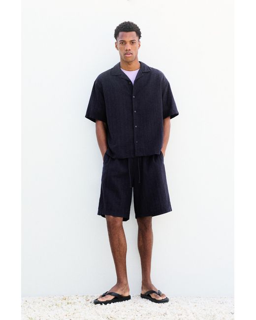 Short Jogging Texturé Pull&Bear pour homme en coloris Blue