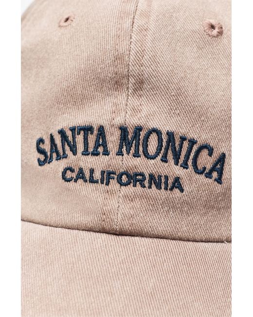 Pull&Bear Natural Santa Monica Graphic Cap