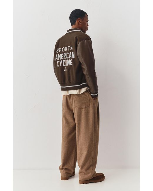 Pull&Bear Brown Bomber Jacket for men