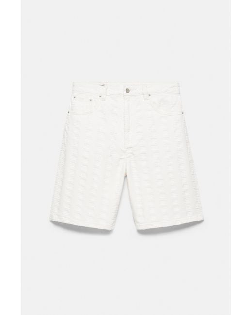 Bermuda di Pull&Bear in White da Uomo