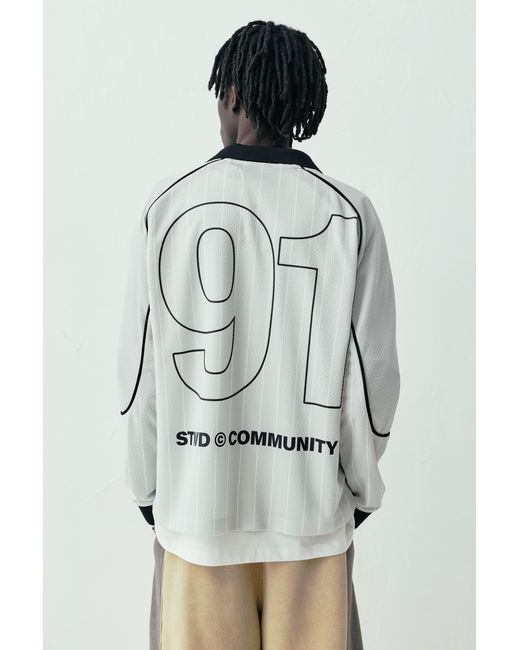 Pull&Bear White Stwd Studio Archives T-Shirt for men