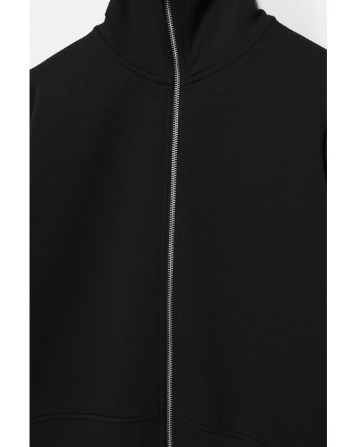 Giacca Con Cerniera di Pull&Bear in Black