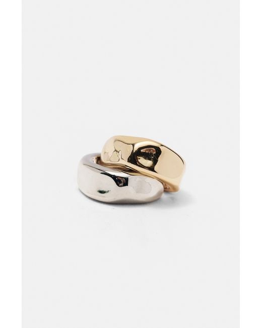 Pull&Bear White Ear Cuff Earring Pack