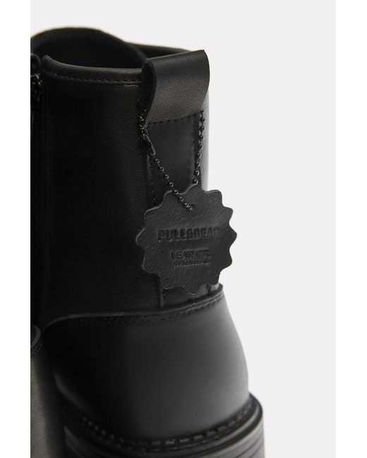 Stivali Stringati di Pull&Bear in Black da Uomo