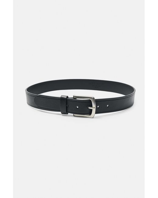 Pull&Bear Black Leather Effect Belt for men