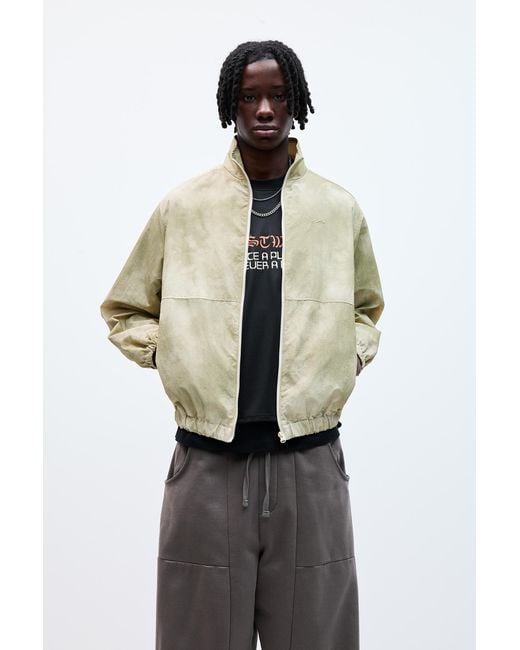 Pull&Bear White Stwd Tie-Dye Windbreaker for men