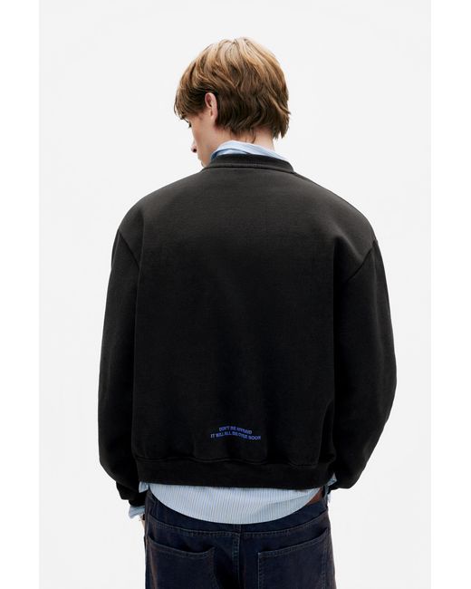 Pull&Bear Stranger Things Sweater in het Blue voor heren