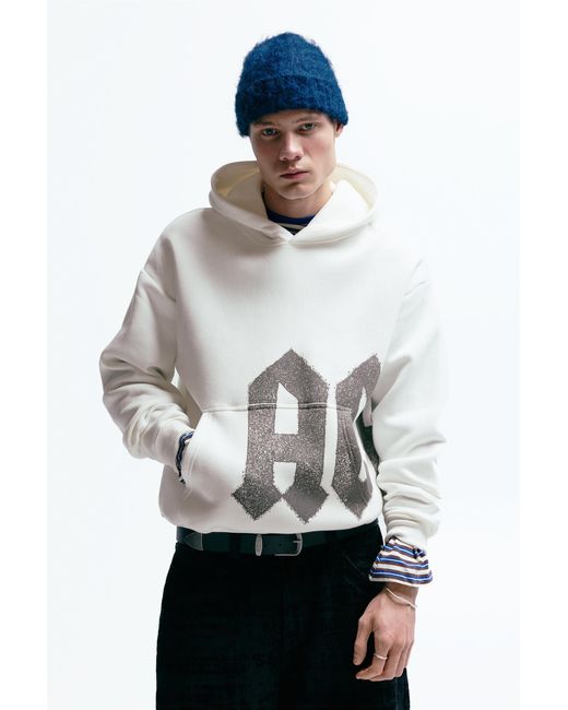 Pull&Bear Kapuzenpullover Ac/Dc in White für Herren
