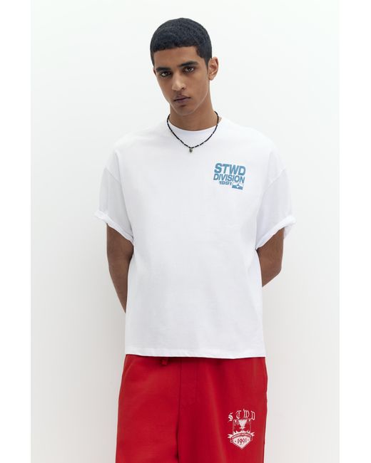 Pull&Bear Red Stwd Division T-Shirt for men