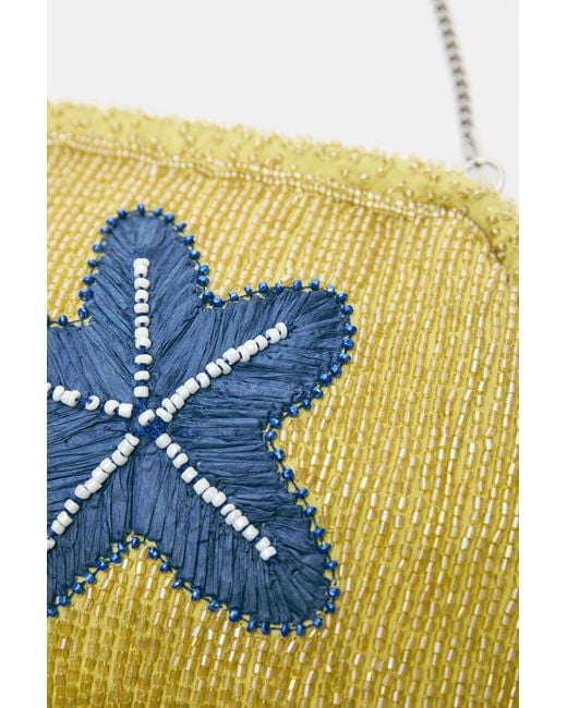 Clutch Con Perline di Pull&Bear in Yellow