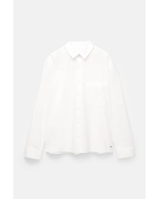 Pull&Bear White Langarmhemd