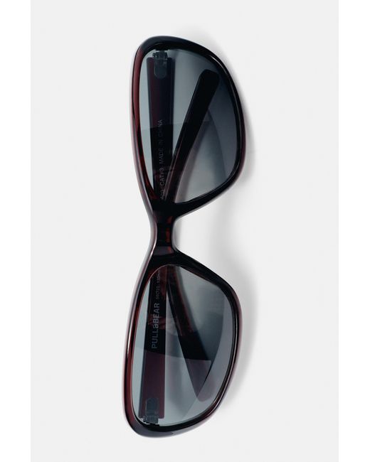 Pull&Bear Blue Rounded Sunglasses
