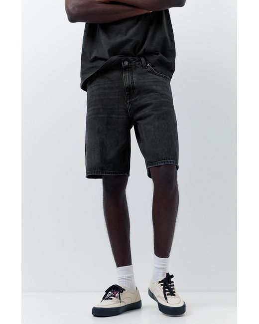 Pull&Bear Multicolor Standard Denim Bermuda Shorts for men