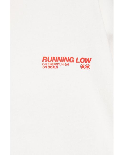 Sweat À Capuche Graphique Running Pull&Bear en coloris White