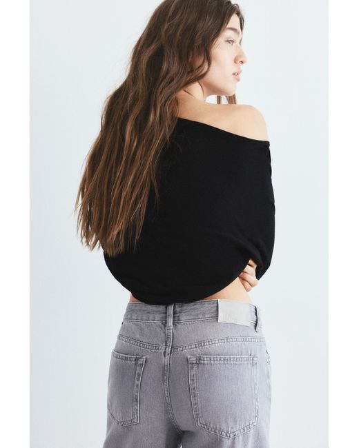 Pull&Bear Black Asymmetric Jumper