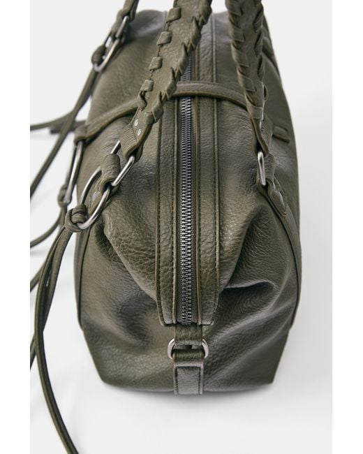 Pull&Bear Multicolor Ring Detail Shoulder Bag