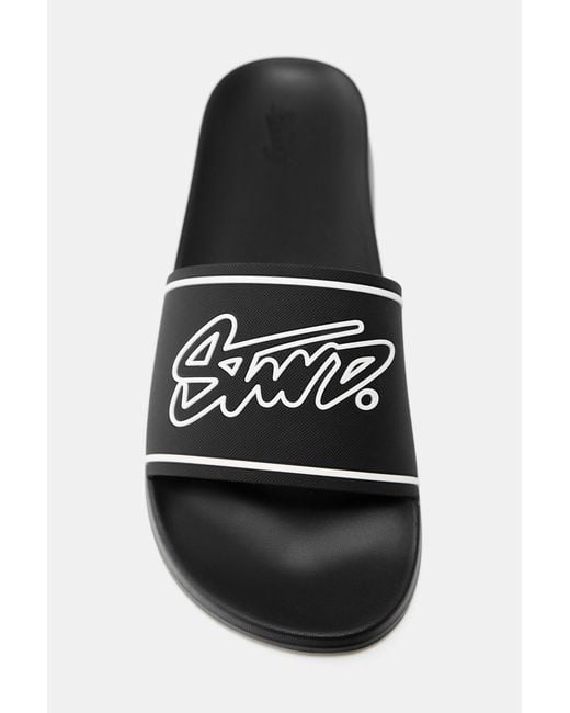 Pull&Bear White Stwd Rubber Sandals for men