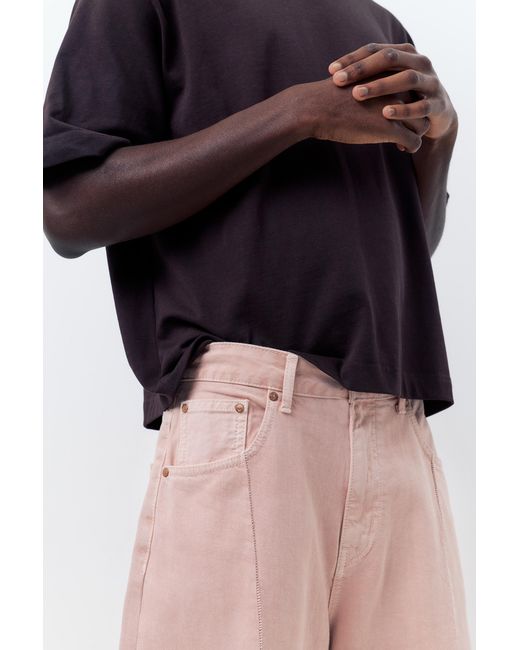 Pull&Bear Multicolor Barrel Jeans for men