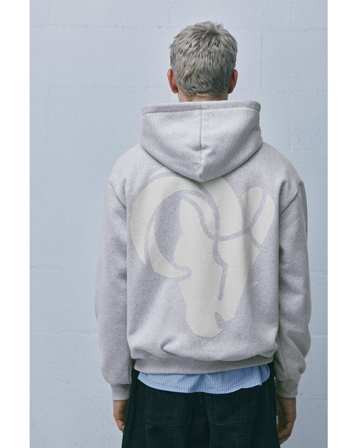 Pull&Bear Blue Nfl Los Angeles Hoodie for men