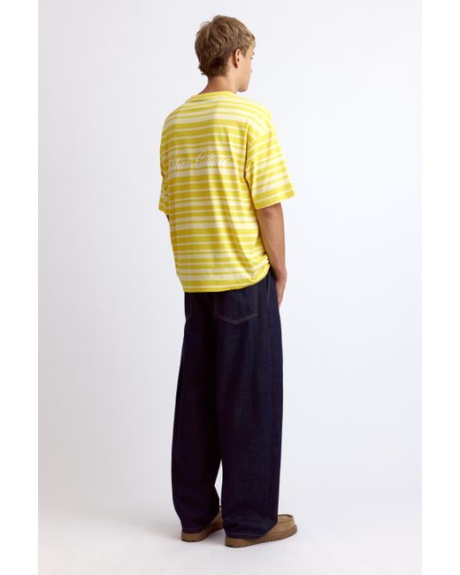 Pull&Bear Multicolor Relaxed Fit Pleated Jeans With Belt for men