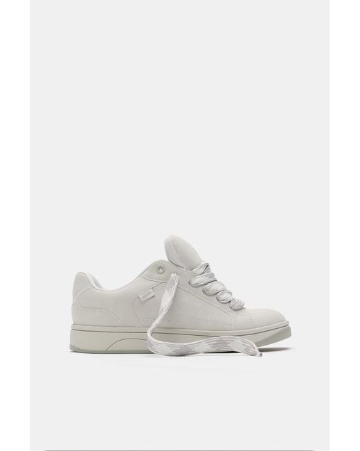 Pull&Bear Blue Stwd Skate Trainers for men