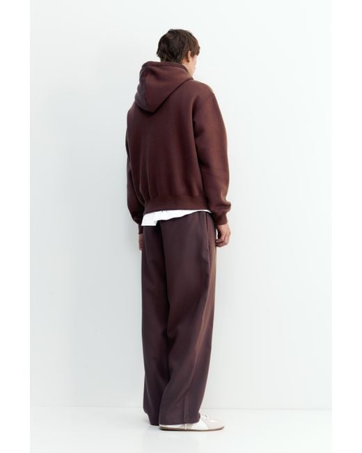 Sweat Basique À Capuche Pull&Bear pour homme en coloris Red
