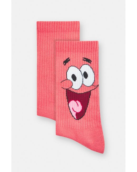 Pull&Bear Pink Patrick Long Socks for men