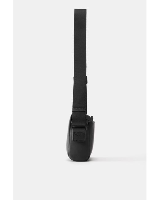 Borsa A Tracolla Gommata di Pull&Bear in Black da Uomo