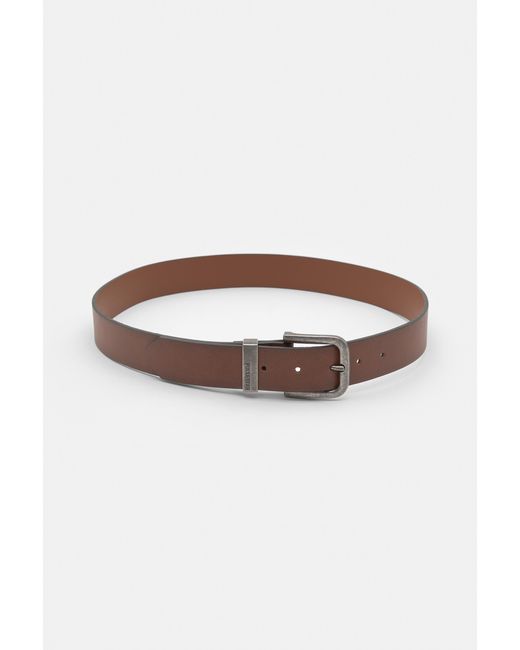 Pull&Bear Brown Leather Effect Belt for men