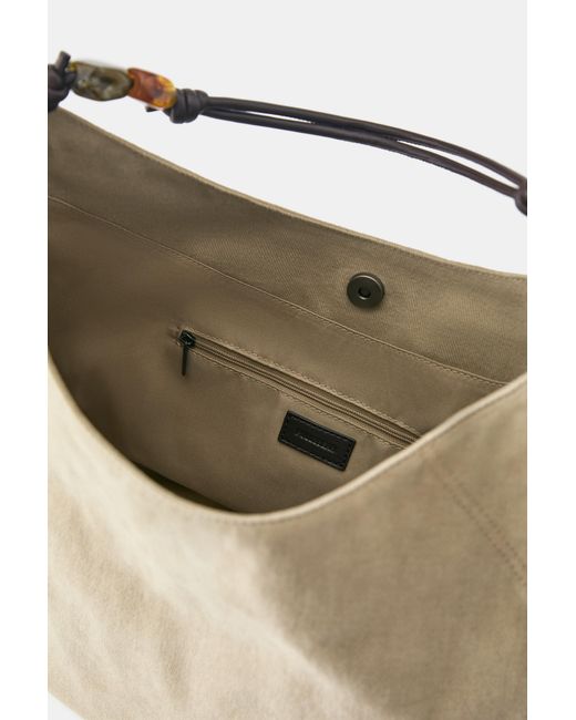 Pull&Bear Multicolor Shopper Mit Perlendetails