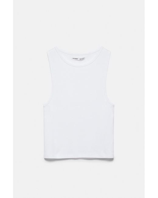 Pull&Bear Blue Tank Top
