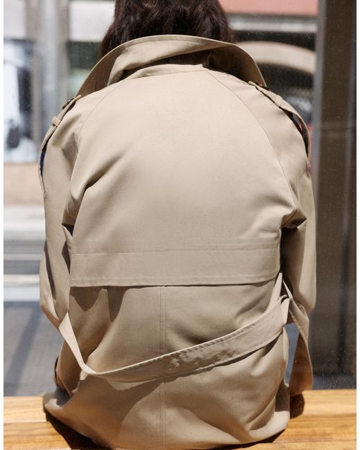 Trench Basique Pull&Bear en coloris Multicolor