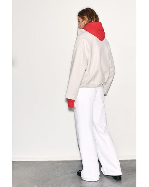Bomber A Pallone di Pull&Bear in White
