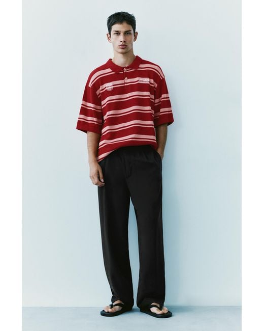 Pull&Bear Green Tailored Jogging Trousers for men