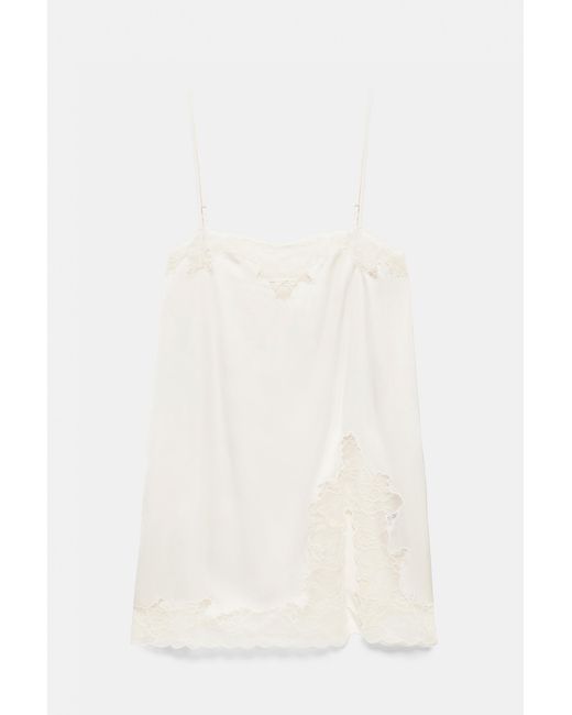 Pull&Bear Gray Strappy Camisole Top