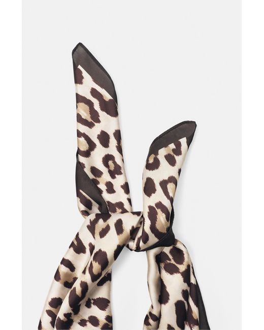Bandana Leopardata di Pull&Bear in White