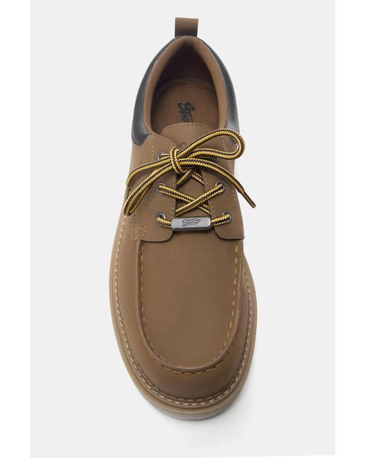 Pull&Bear Stwd Bootsschuhe in Brown für Herren
