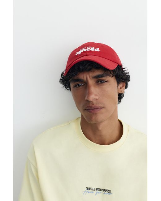 Cappello Grafico Synced di Pull&Bear in Red da Uomo