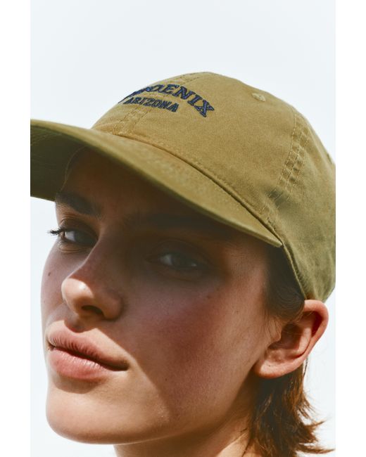 Pull&Bear Green Phoenix Embroidered Cap