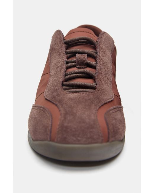Pull&Bear Black Leather Trainers
