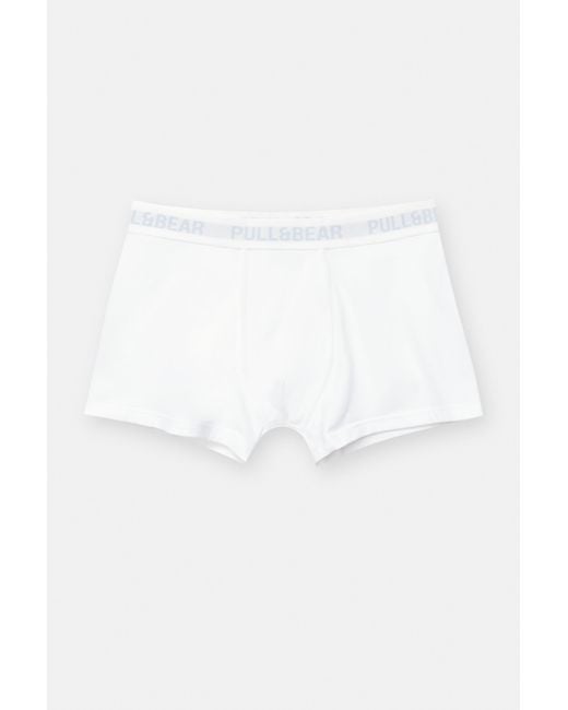 Pack 3 Boxers Taille Bleu Clair Pull&Bear pour homme en coloris White